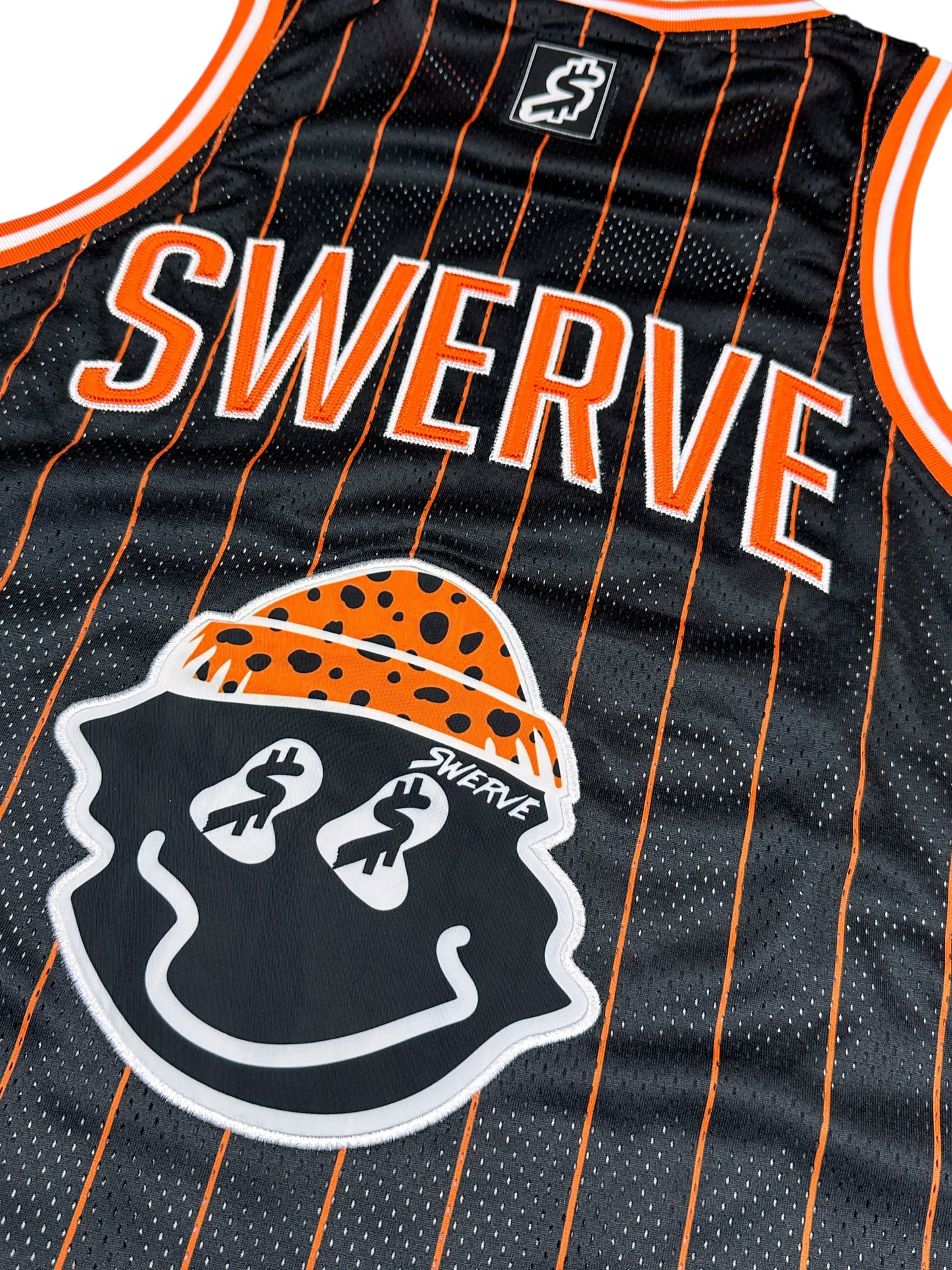 ORANGE DALMATION CHEETAH PRINT JERSEY