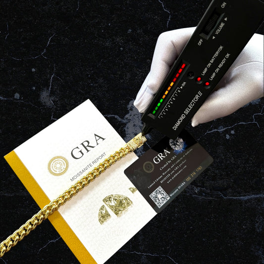 10MM CUBAN BRACELET WITH DIAMONDS - Pre Order