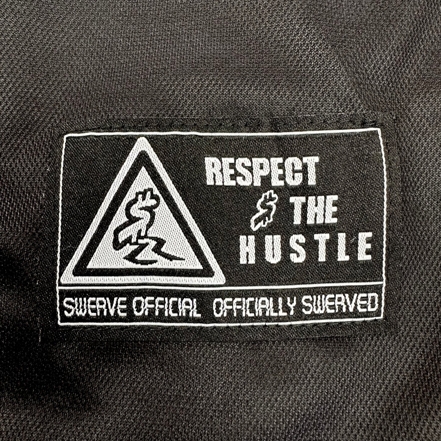 BLACK RESPECT THE HUSTLE SHORTS