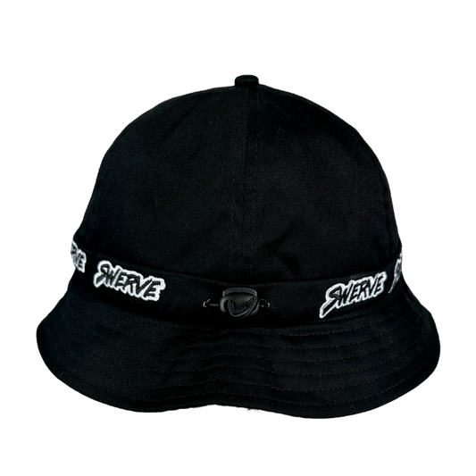 BLACK BUCKET HAT