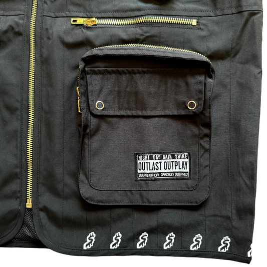 LIMITED EDITION GOLD ZIPPER TACTICAL VEST