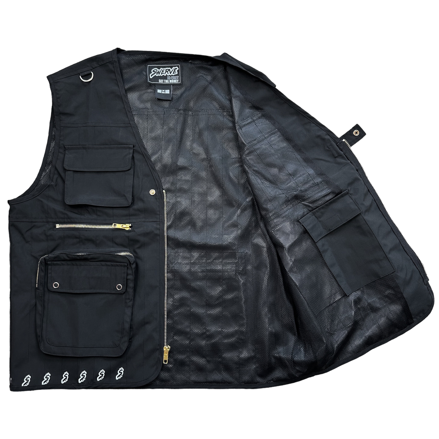 LIMITED EDITION GOLD ZIPPER TACTICAL VEST