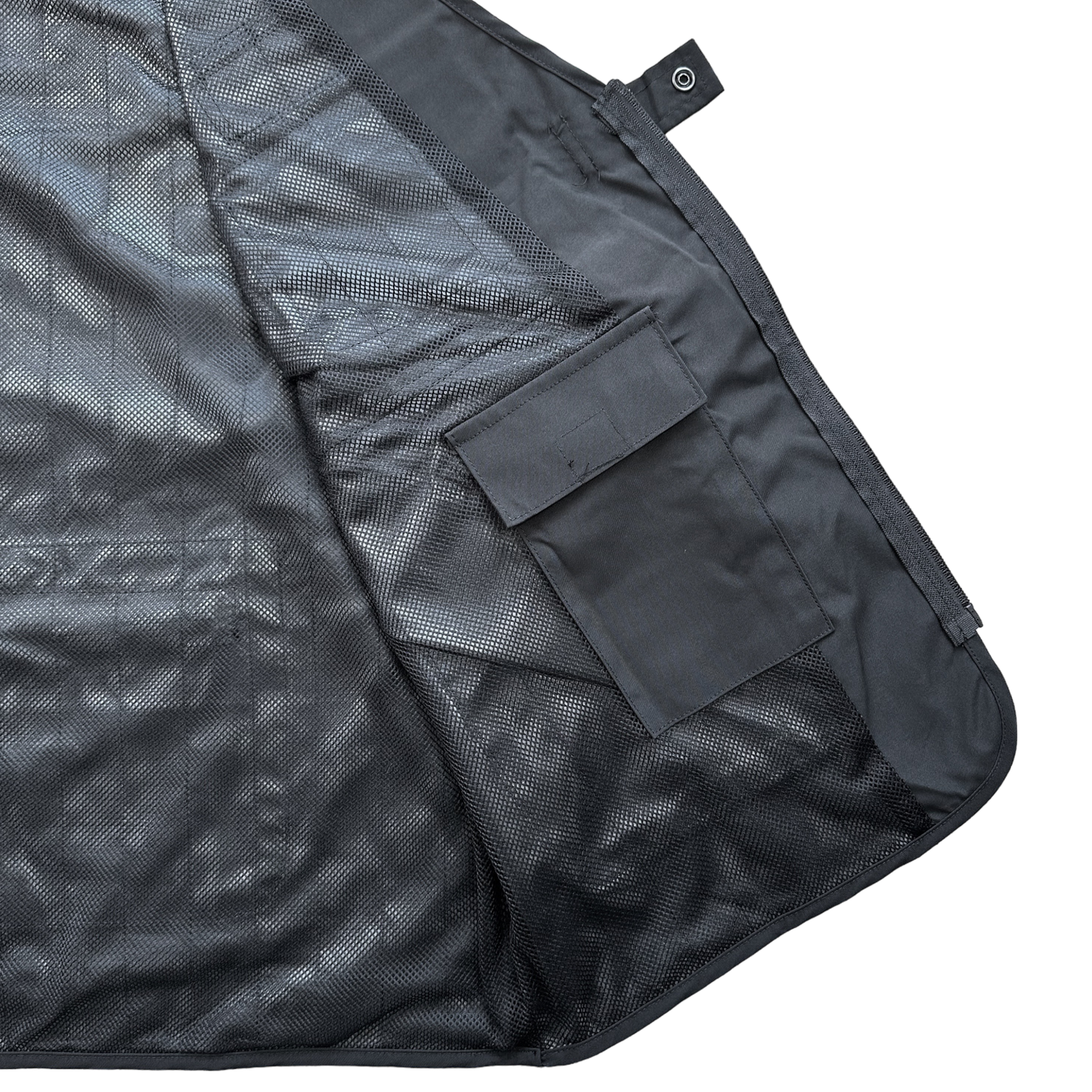 BLACK ZIPPER TACTICAL VEST