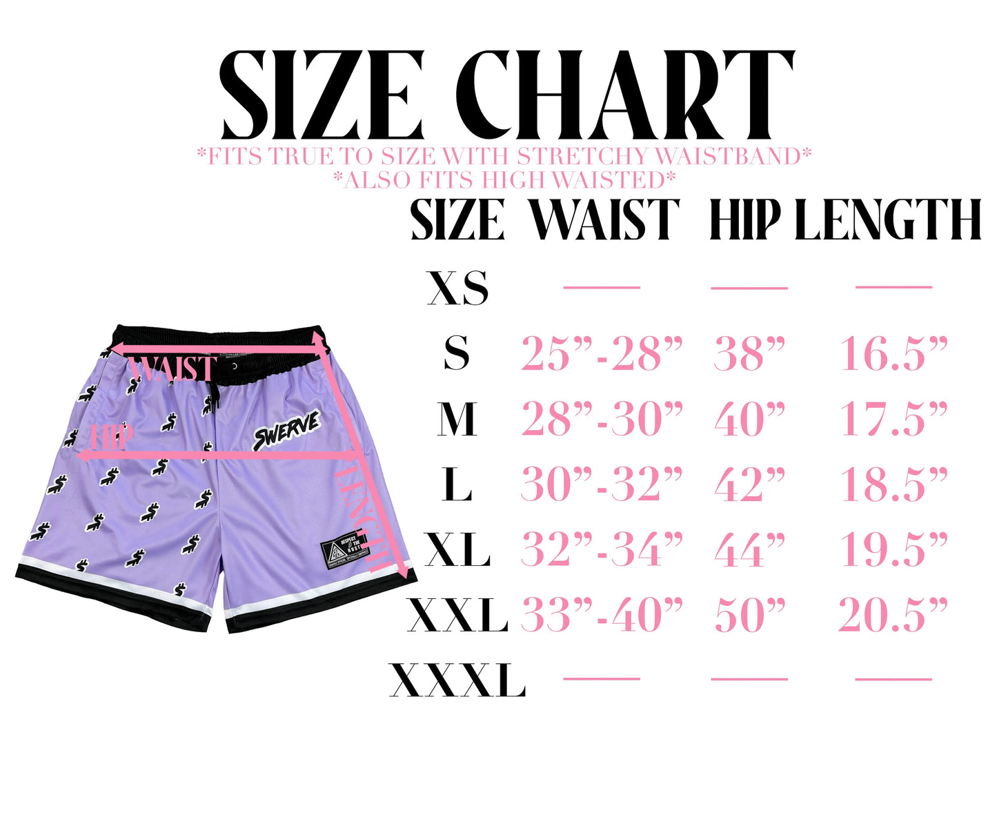 PURPLE RESPECT THE HUSTLE SHORTS