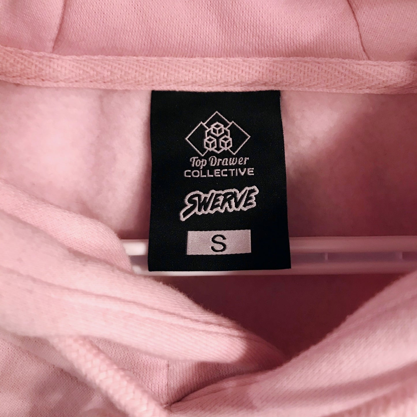 PINK BOX LOGO HOODIE