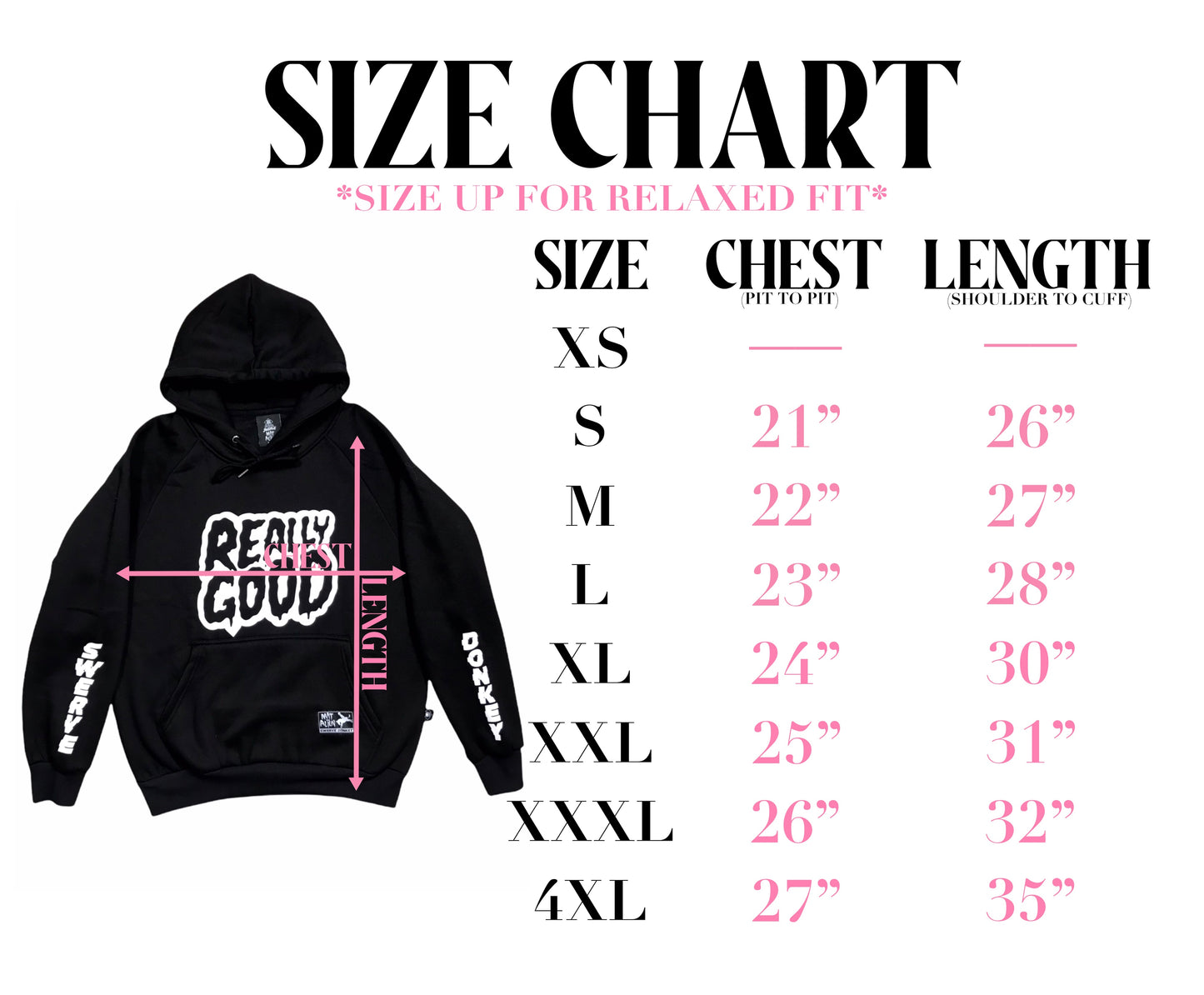 REALLY GOOD X SWERVE HOODIE