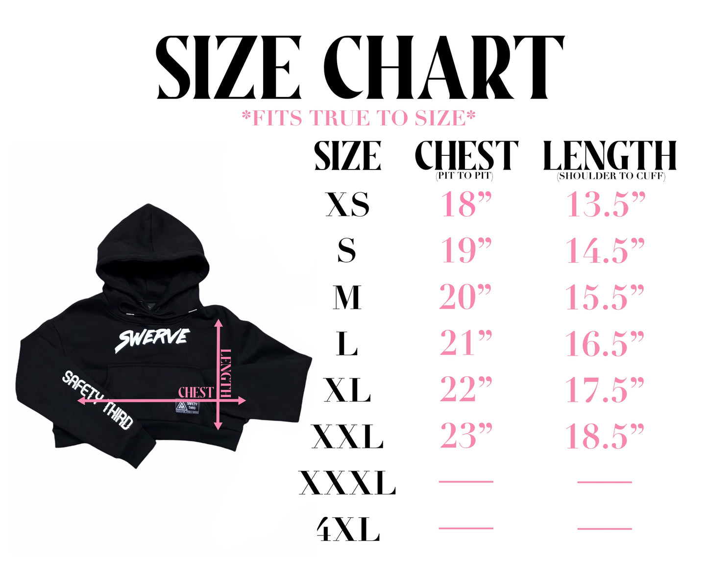SAFETY THIRD CROP HOODIE