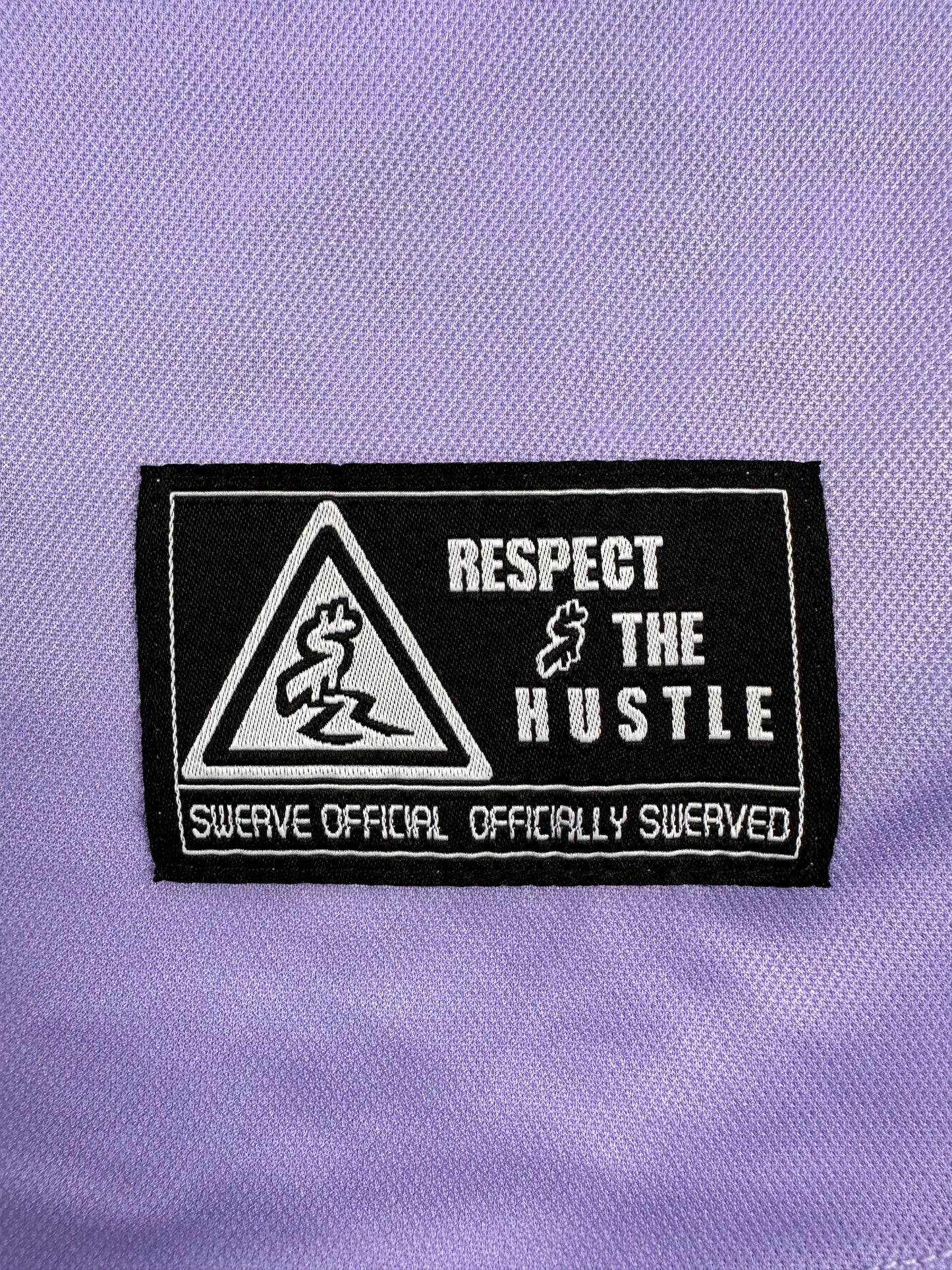 PURPLE RESPECT THE HUSTLE JERSEY