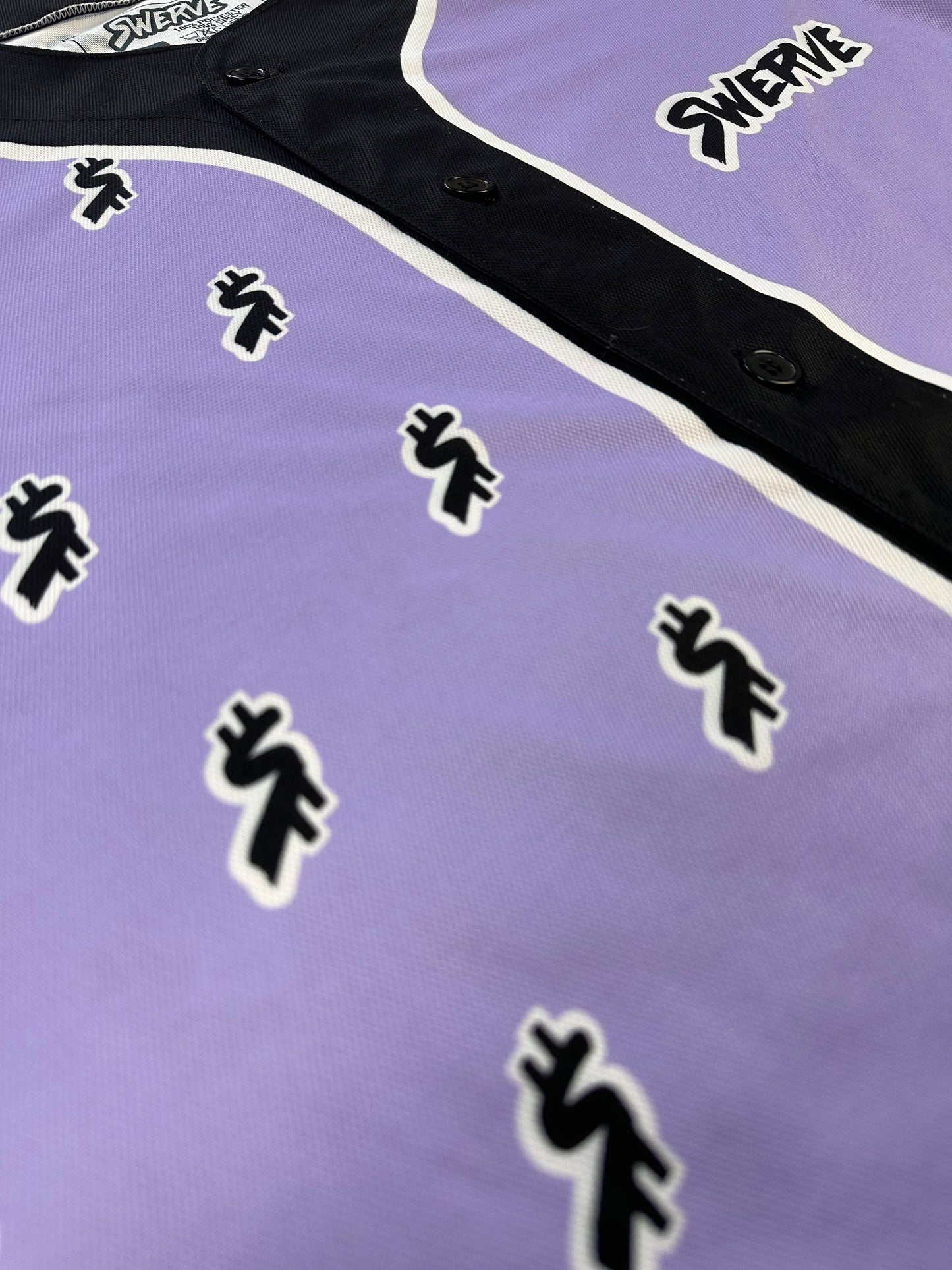 PURPLE RESPECT THE HUSTLE JERSEY