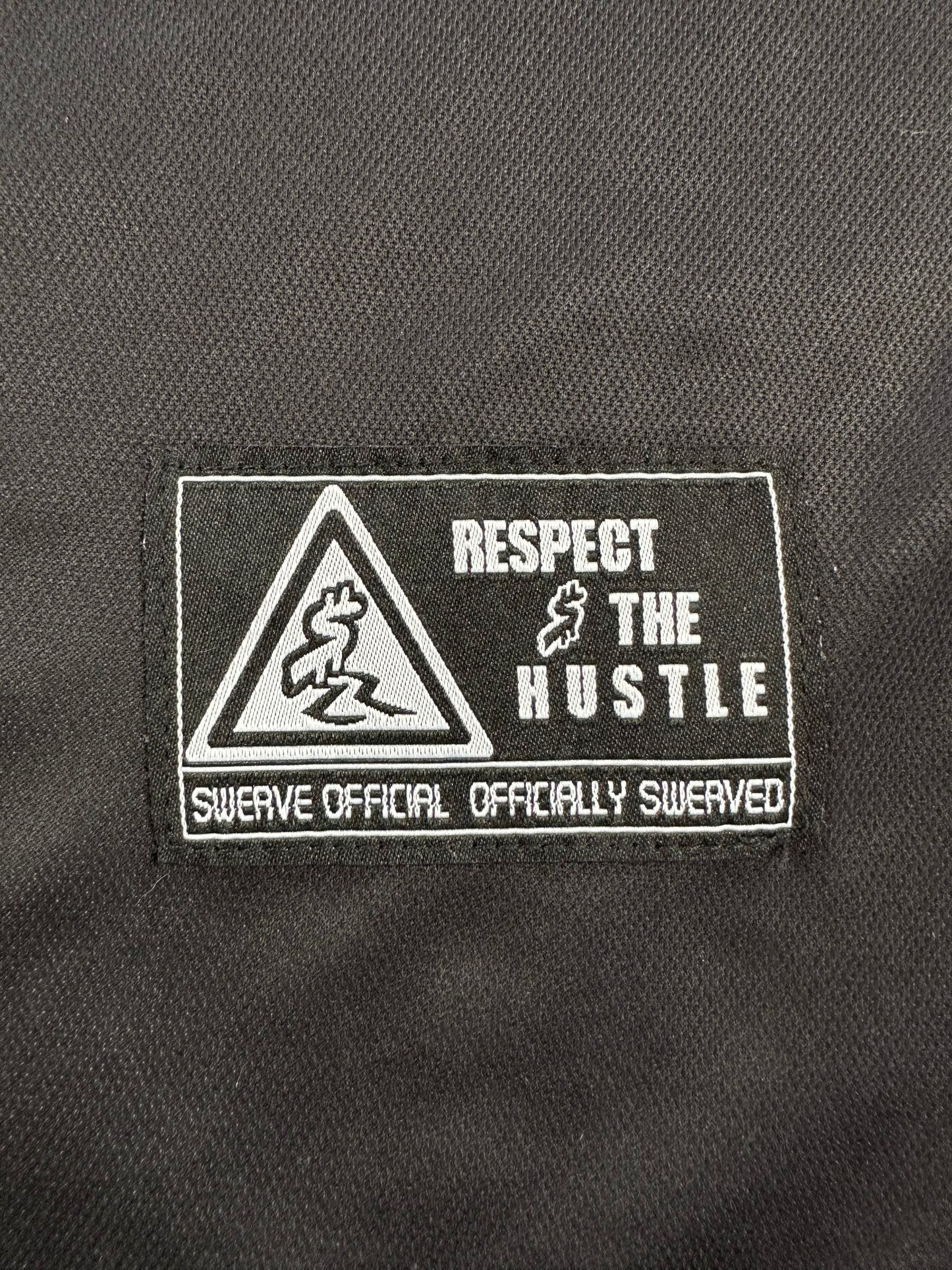 BLACK RESPECT THE HUSTLE JERSEY