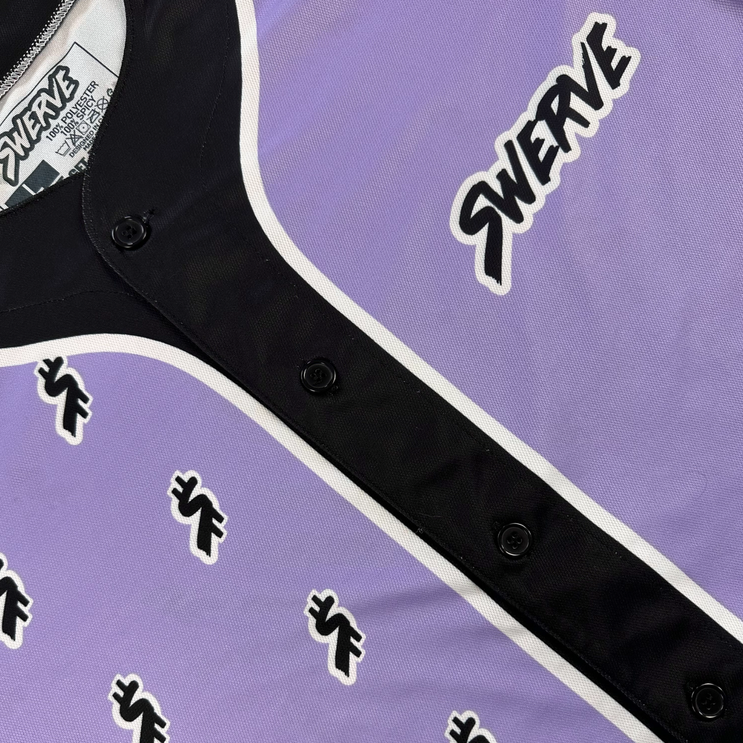 PURPLE RESPECT THE HUSTLE JERSEY