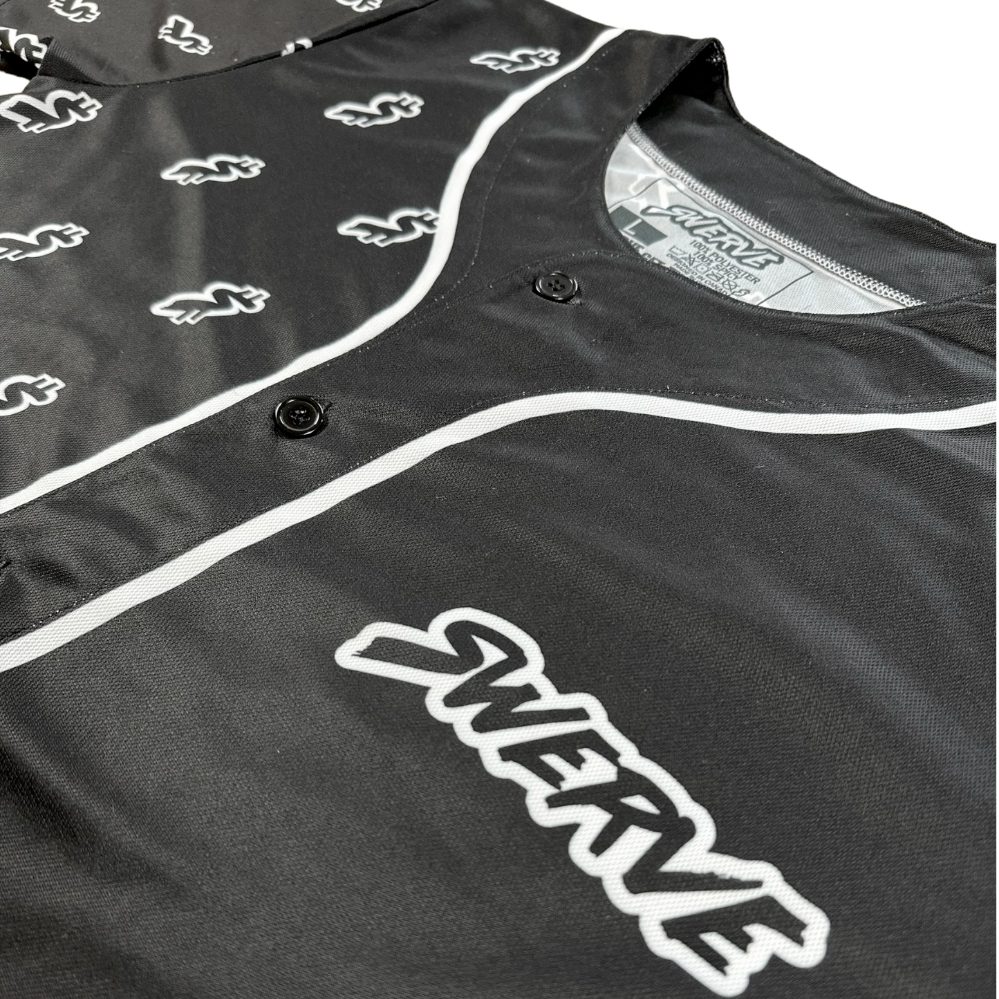 BLACK RESPECT THE HUSTLE JERSEY