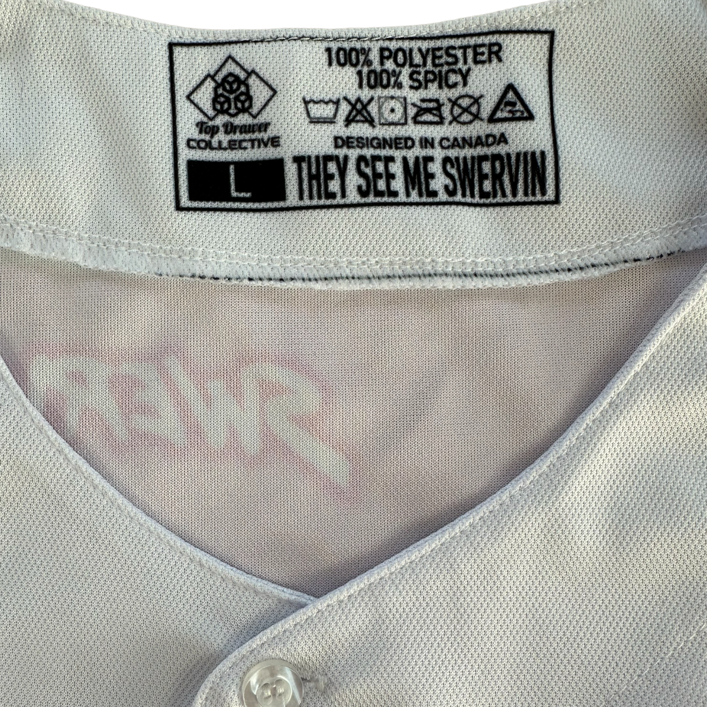 PINK SWERVE PRINT JERSEY