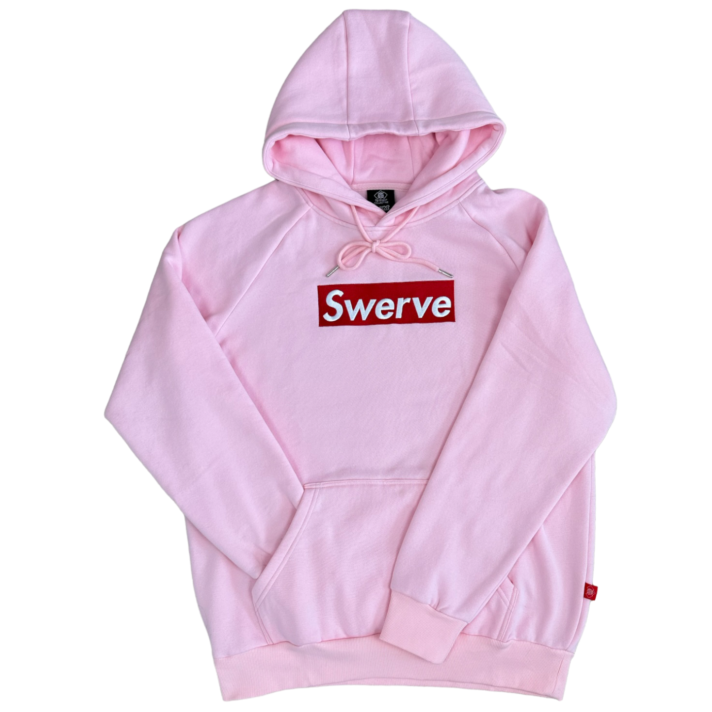 PINK BOX LOGO HOODIE