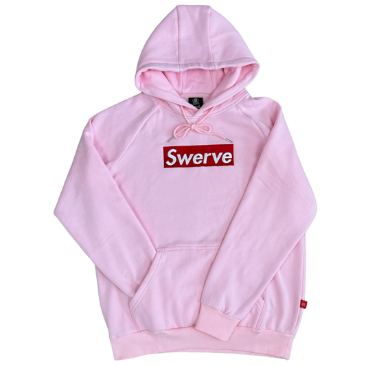 PINK BOX LOGO HOODIE