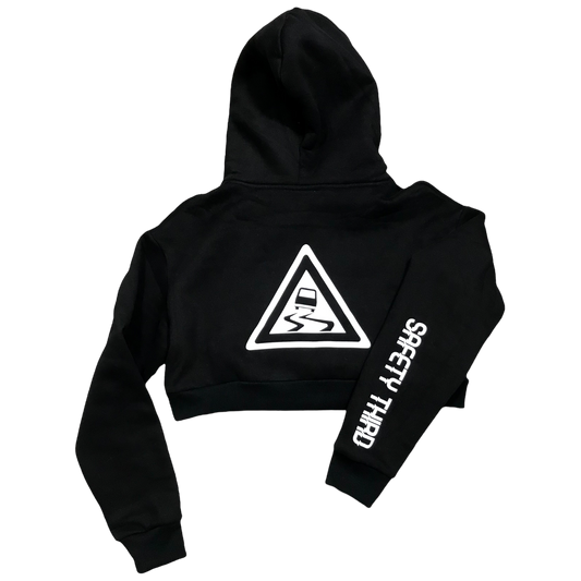 SAFETY THIRD CROP HOODIE