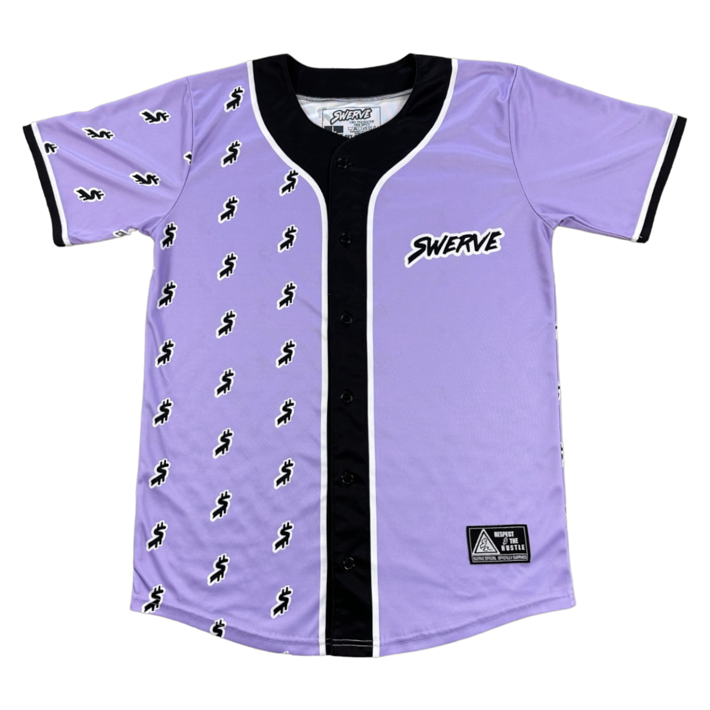 PURPLE RESPECT THE HUSTLE JERSEY