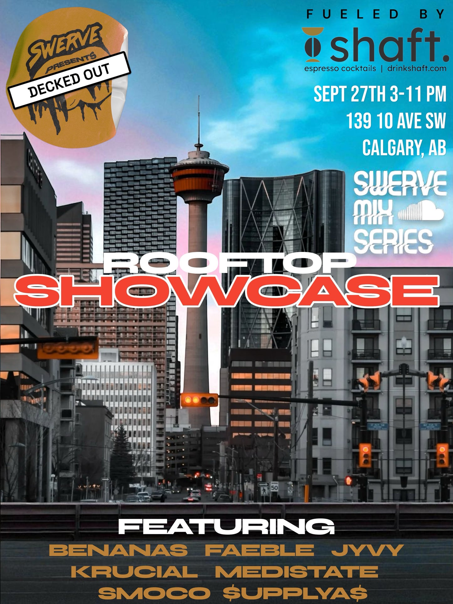 DECKED OUT 02 - Swerve Mix Series Rooftop Showcase Ticket