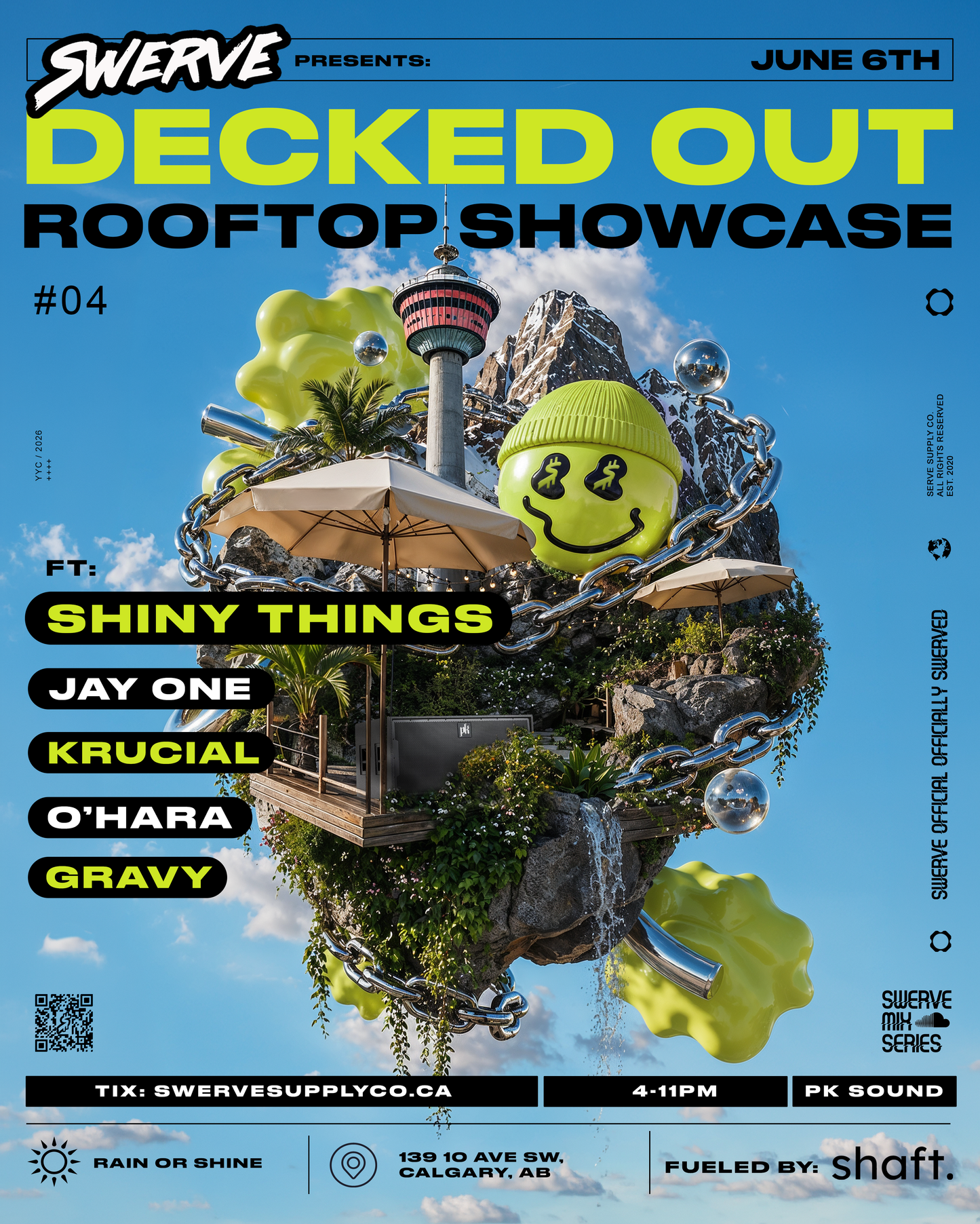 Swerve Presents - DECKED OUT 04 - Rooftop Showcase // Shiny Things