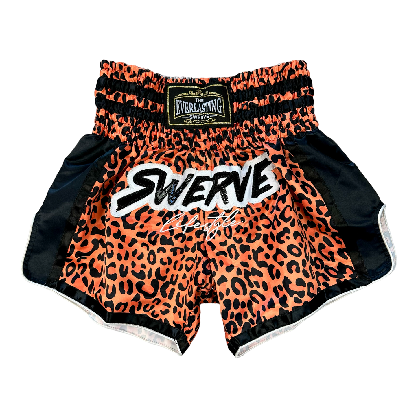 ORANGE CHEETAH BOXING SHORTS