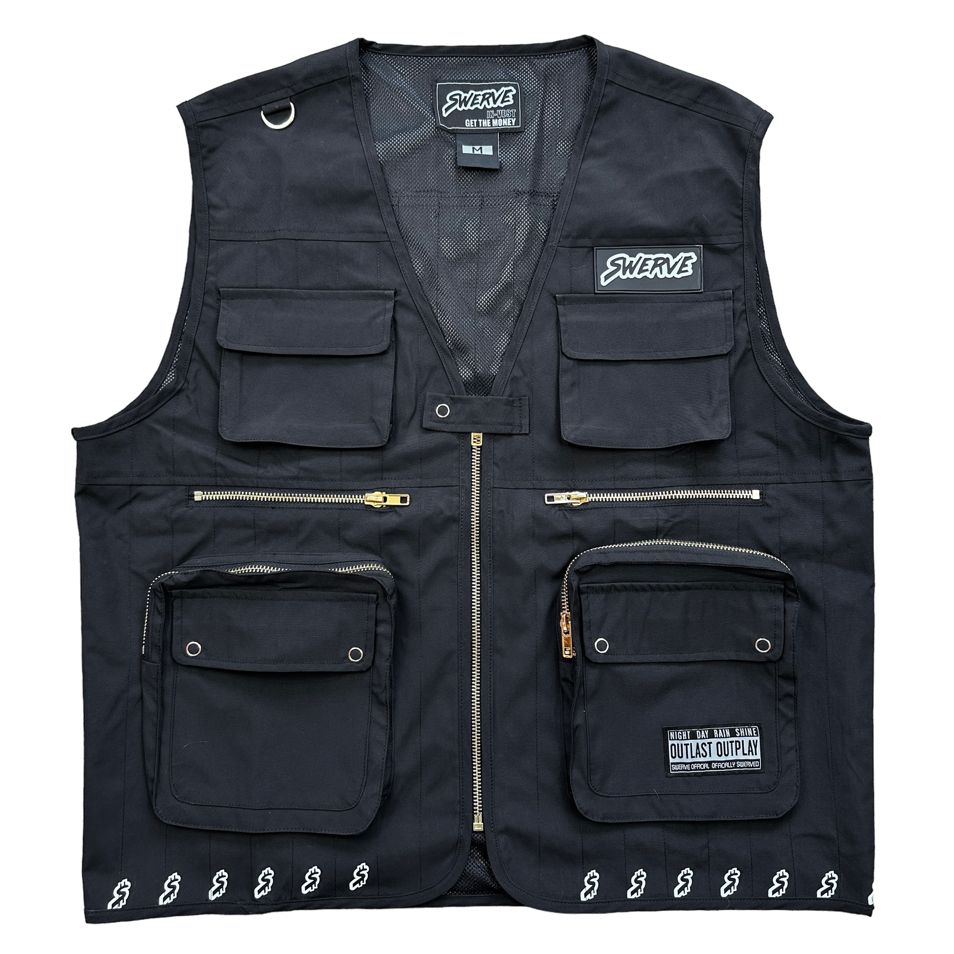 LIMITED EDITION GOLD ZIPPER TACTICAL VEST – Swerve Supply Co.