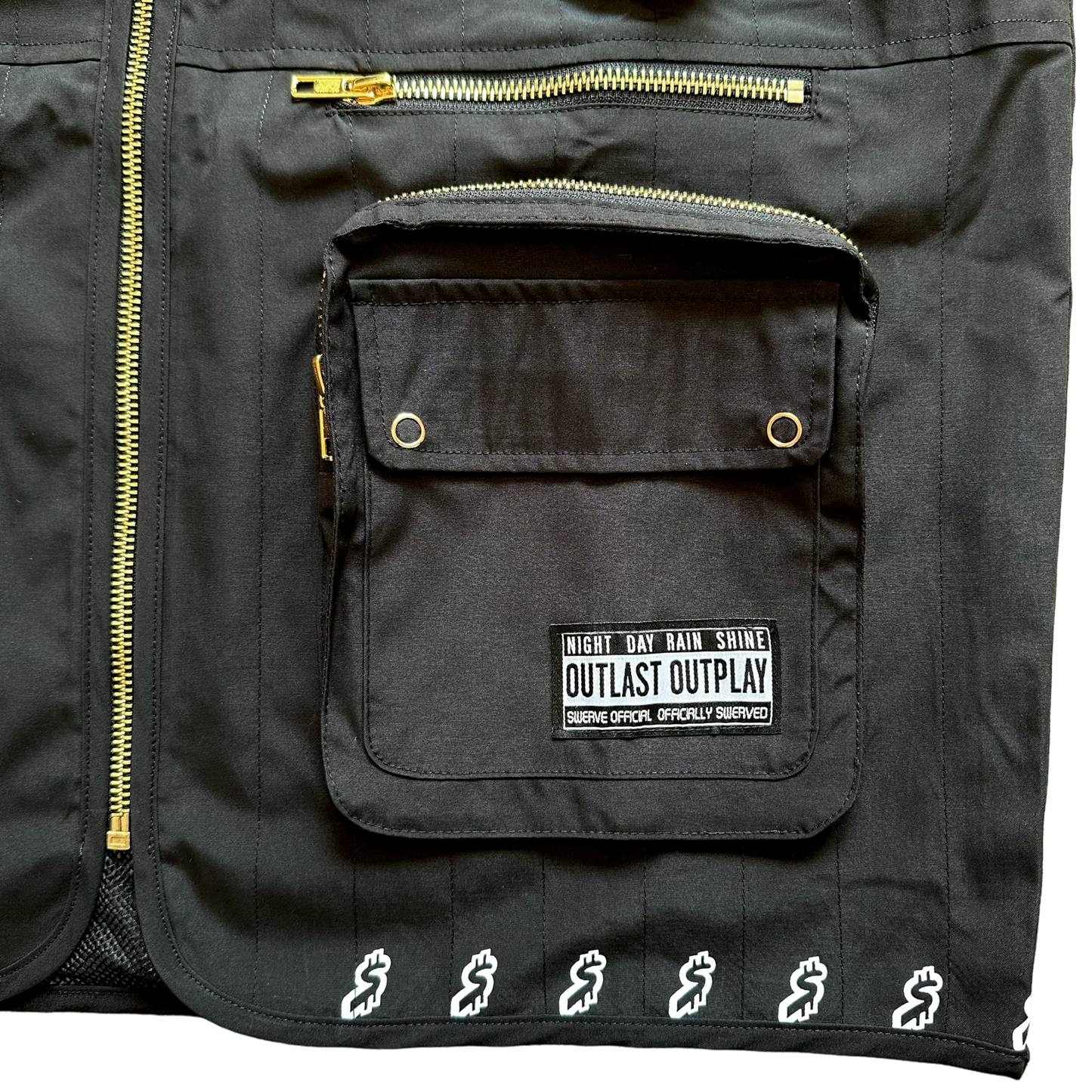 LIMITED EDITION GOLD ZIPPER TACTICAL VEST